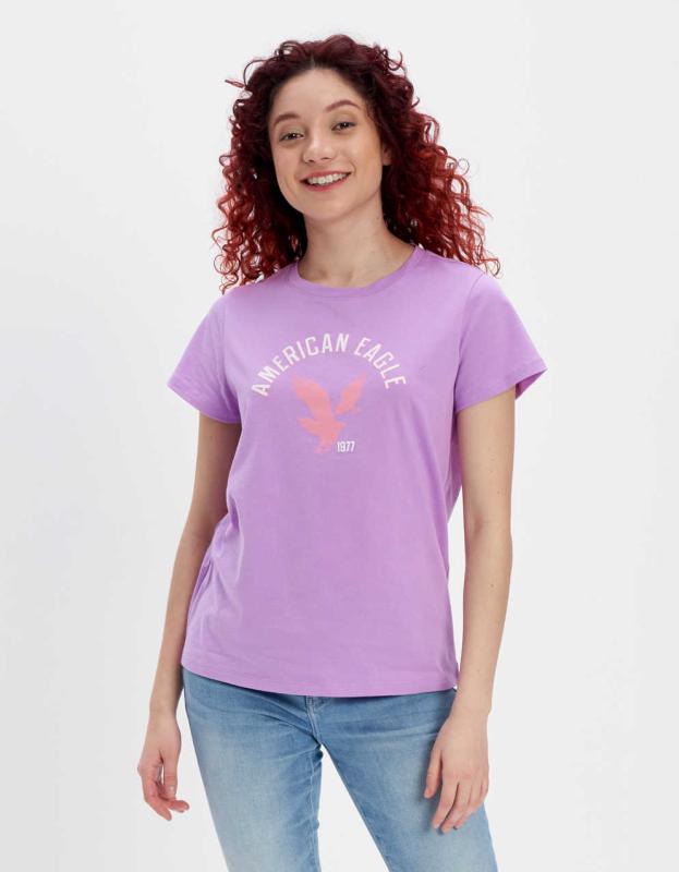 AE Graphic Tee - Purple, XS 