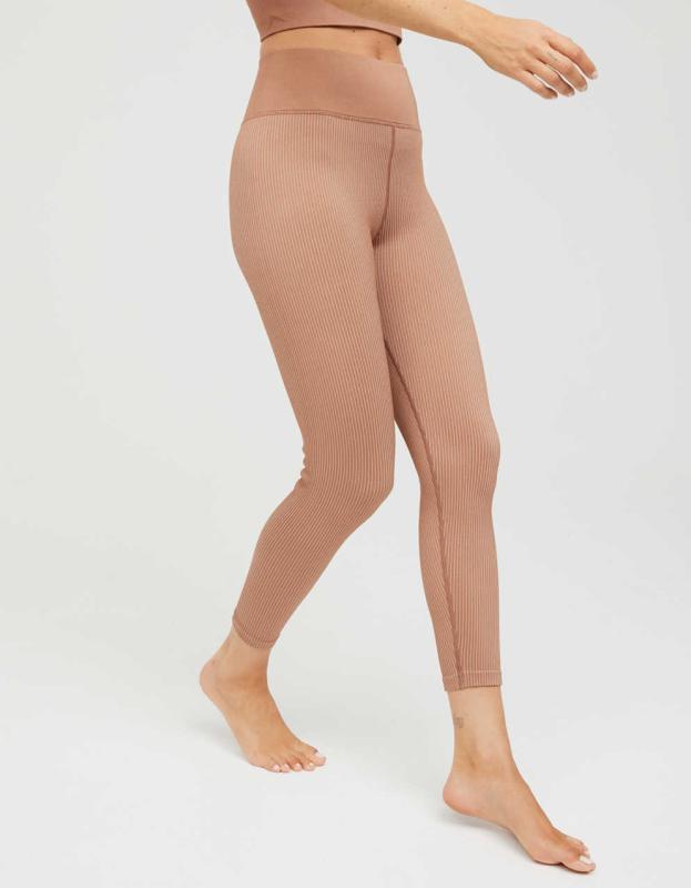 OFFLINE Ribbed Seamless High Waisted Legging - Horizon, M 