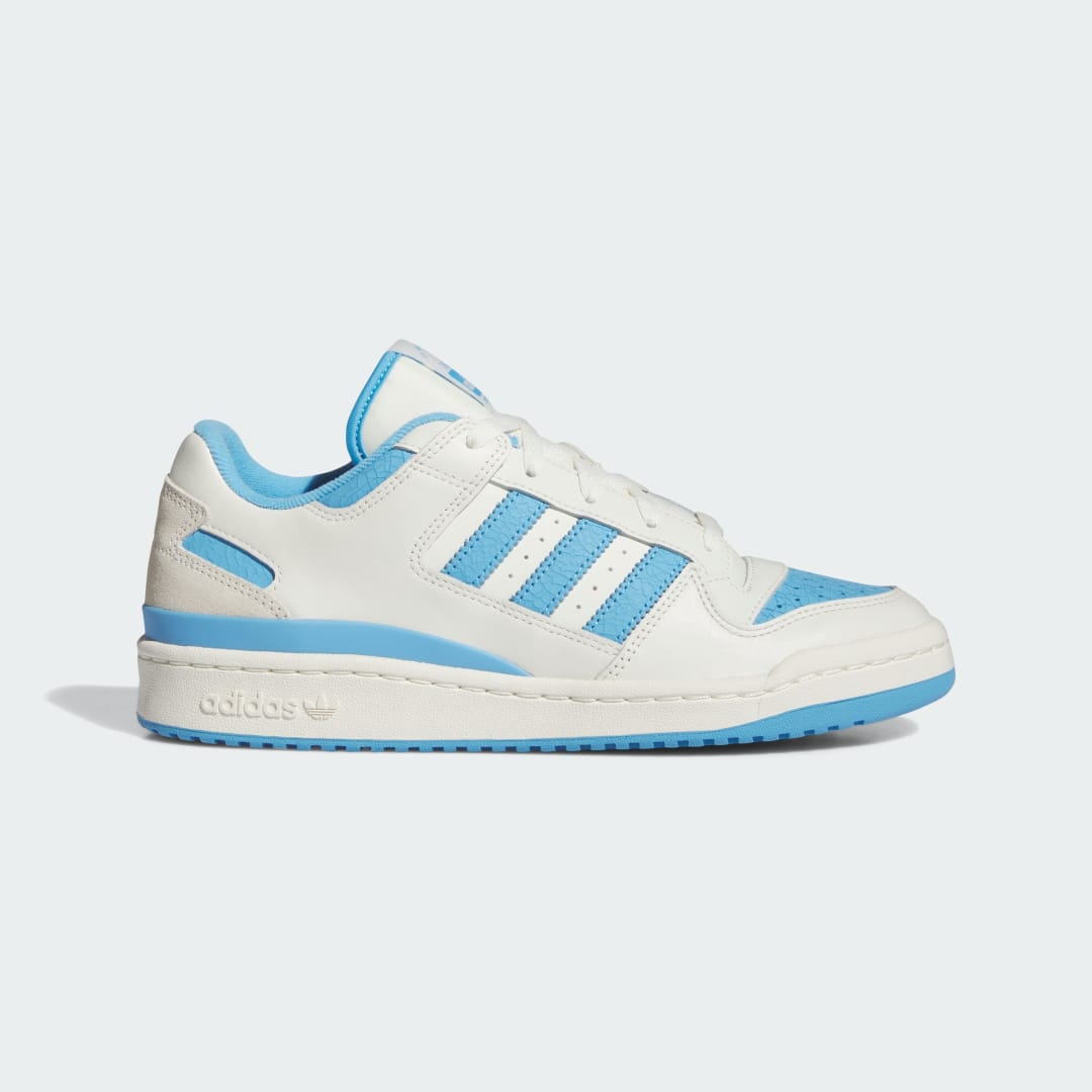 adidas Forum Low CL Shoes Basketball 3.5 UK Men Ivory / Semi Blue Burst / Ivory