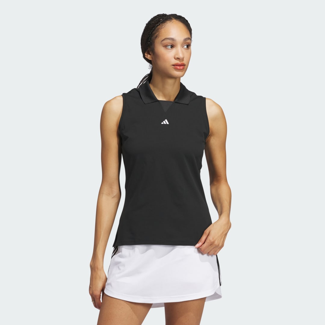 adidas Ultimate365 Twistknit Polo Shirt Golf A2XL Women Black