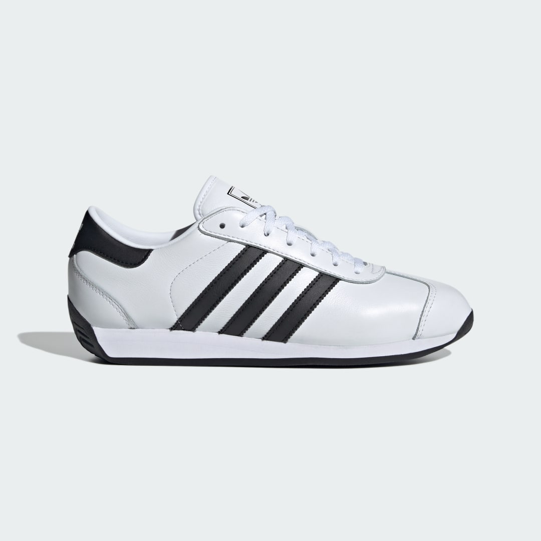 adidas Country II Shoes Lifestyle 7.5 UK Unisex White / Black / White