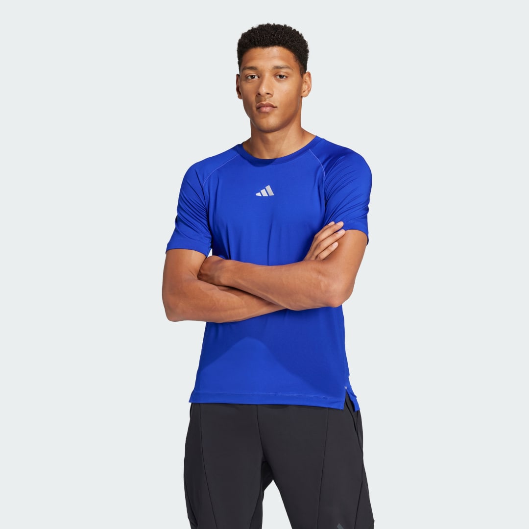 adidas Gym Training Tee Training 4XL Men Lucid Blue