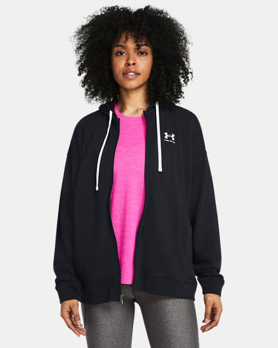 UA Rival Terry Women's Oversized Full-Zip Hoodie