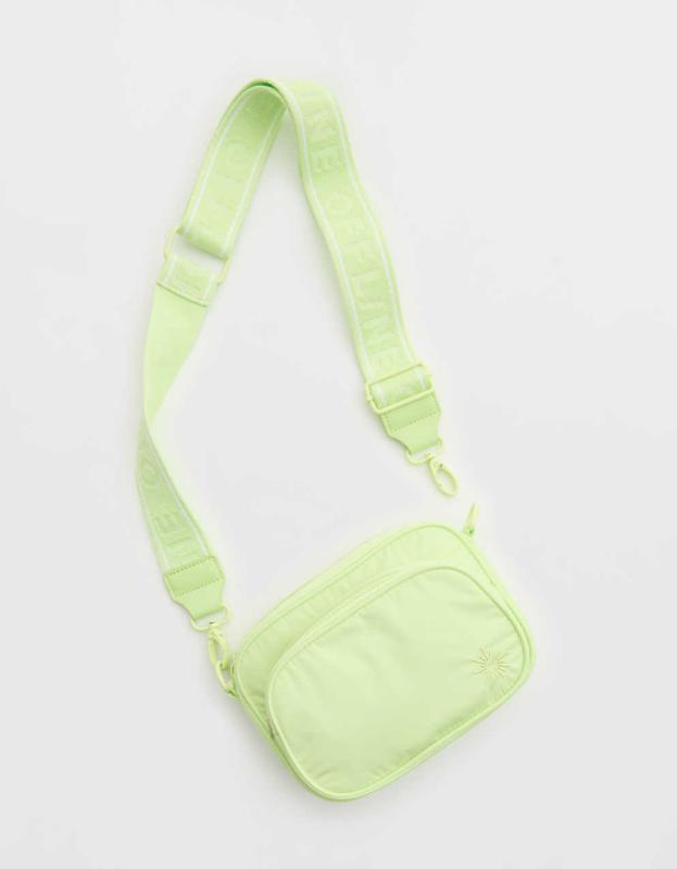 OFFLINE By Aerie Makin' Moves Crossbody Bag - Green Beam, One Size 