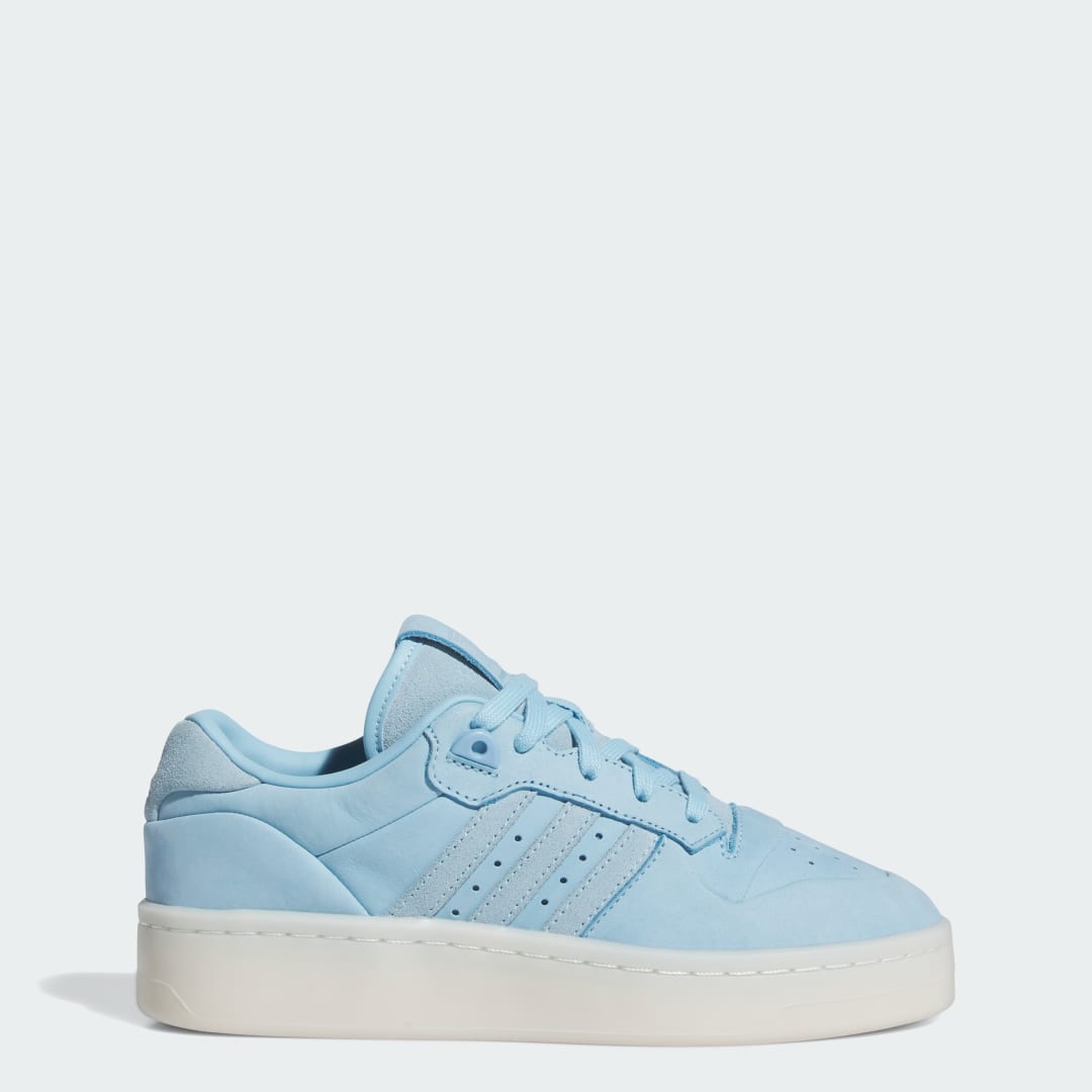 adidas Rivalry Low Lux Shoes Basketball 6.5 UK Women Blue / Blue / Ivory