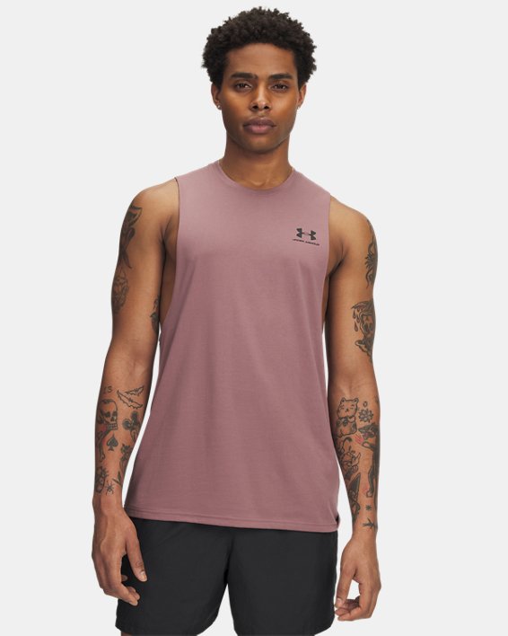 UA Left Chest Cut-Off Men's Tank