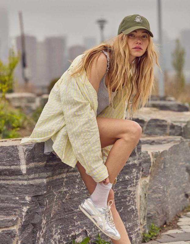 Aerie Off-Duty Seersucker Shirt - Cozy Yellow, XXS 