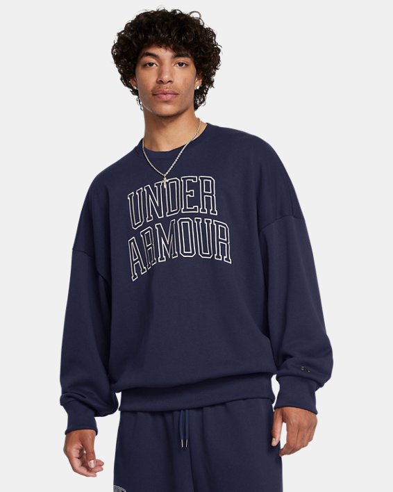 UA Icon Heavyweight Terry Men's Oversized Crew