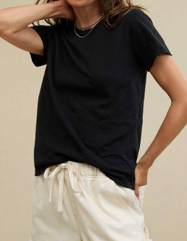 Aerie Classic T-Shirt - True Black, M 