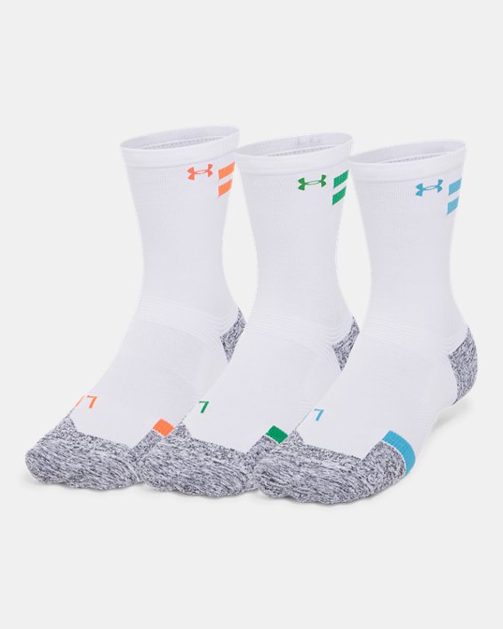 UA ArmourDry® Pro Unisex 3-Pack Mid-Crew Socks