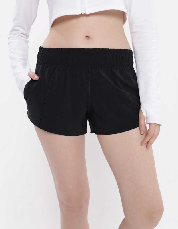 OFFLINE By Aerie Hot Stuff Low Rise Short - True Black, XXS 