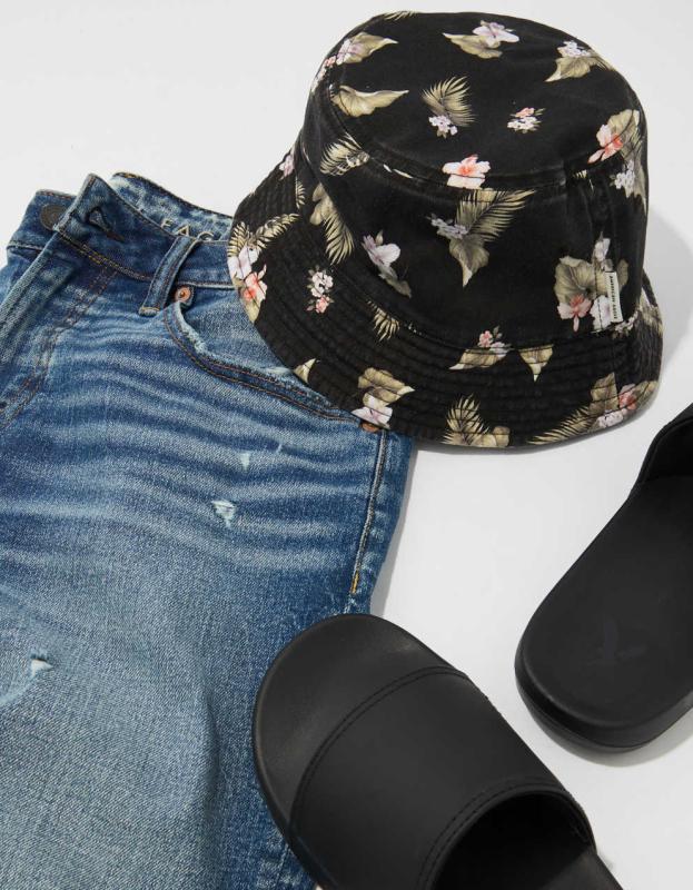 AE Reversible Bucket Hat - Bold Black, Small/Medium 