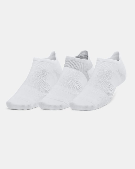 UA ArmourDry® Run Lite Unisex 3-Pack No Show Tab Socks