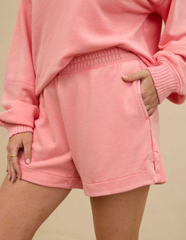 Aerie Sun's Out High Waisted Short - Strawberry Mist, XS 