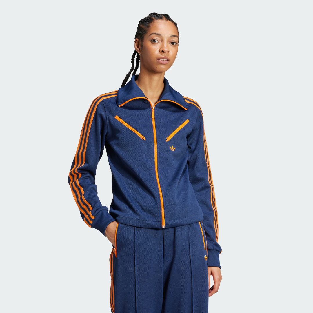 adidas Adicolor 70s Montreal Track Top Lifestyle A/XS Women Indigo