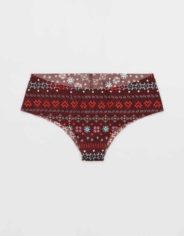Aerie No Show Cheeky Underwear - Royal Berry, XL 