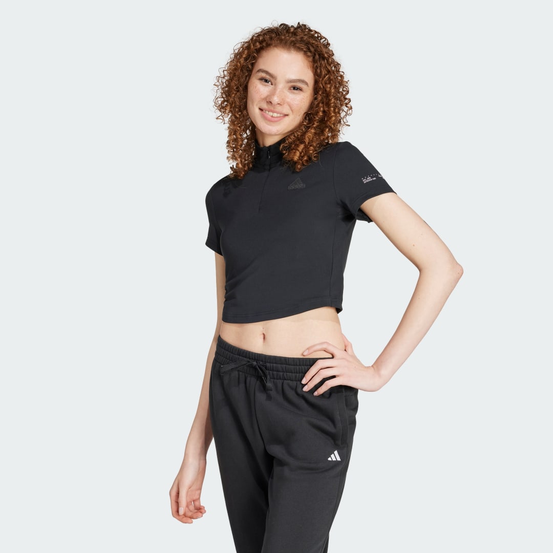 adidas City Escape Tee Lifestyle A2XL Women Black