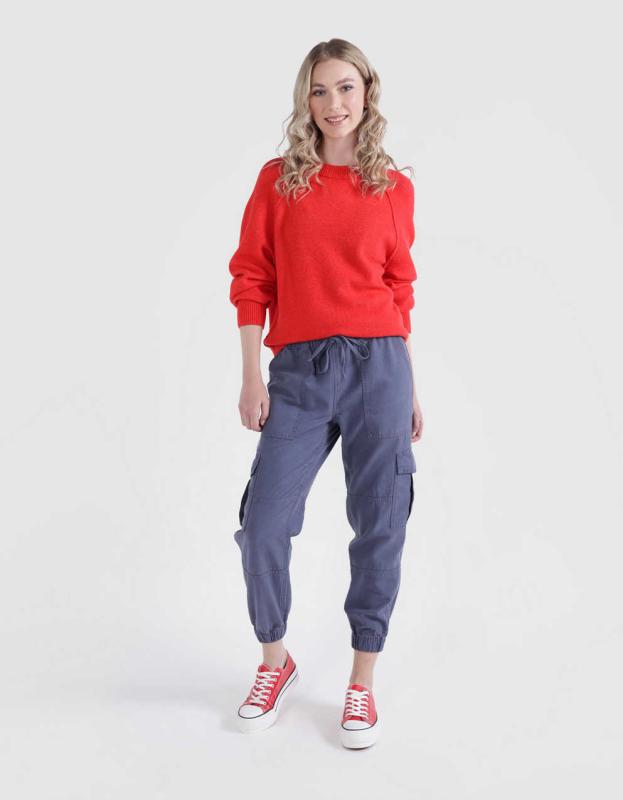 Aerie Bubble Sleeve Sweater - Holiday Red, XS 