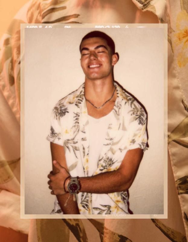 AE Tropical Button-Up Poolside Shirt - Khaki, XS 