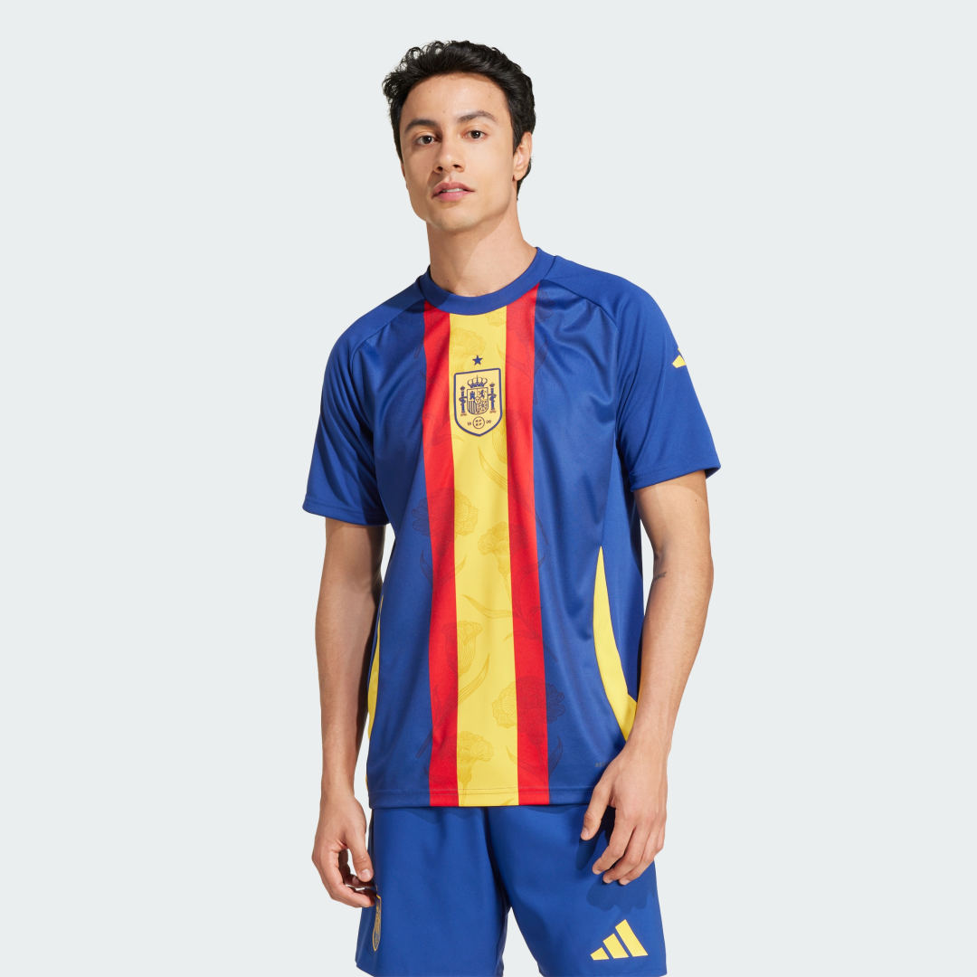 adidas Spain Pre-Match Jersey Football 3XL Men Victory Blue