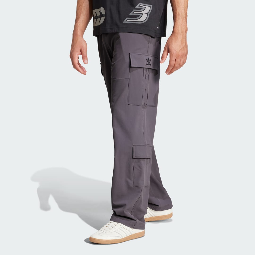 adidas Quad Cargo Pants Lifestyle A/XL Men Trace Grey