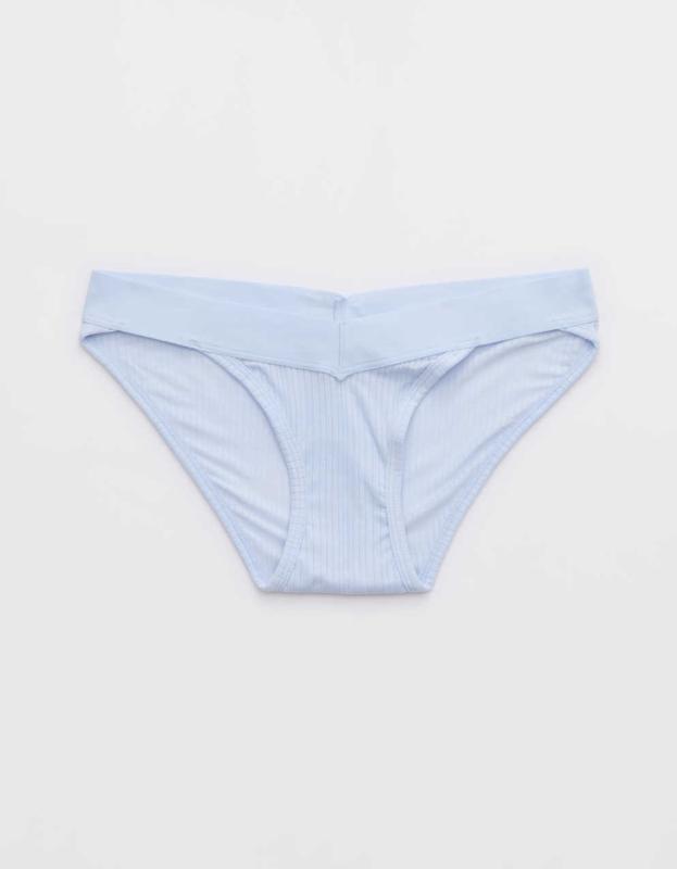 Superchill Modal Bikini Underwear - Eyelet Blue, M 