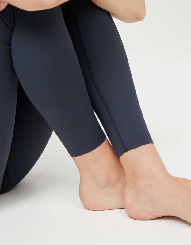 OFFLINE By Aerie Goals High Waisted Legging - Steel Blue, XXS 