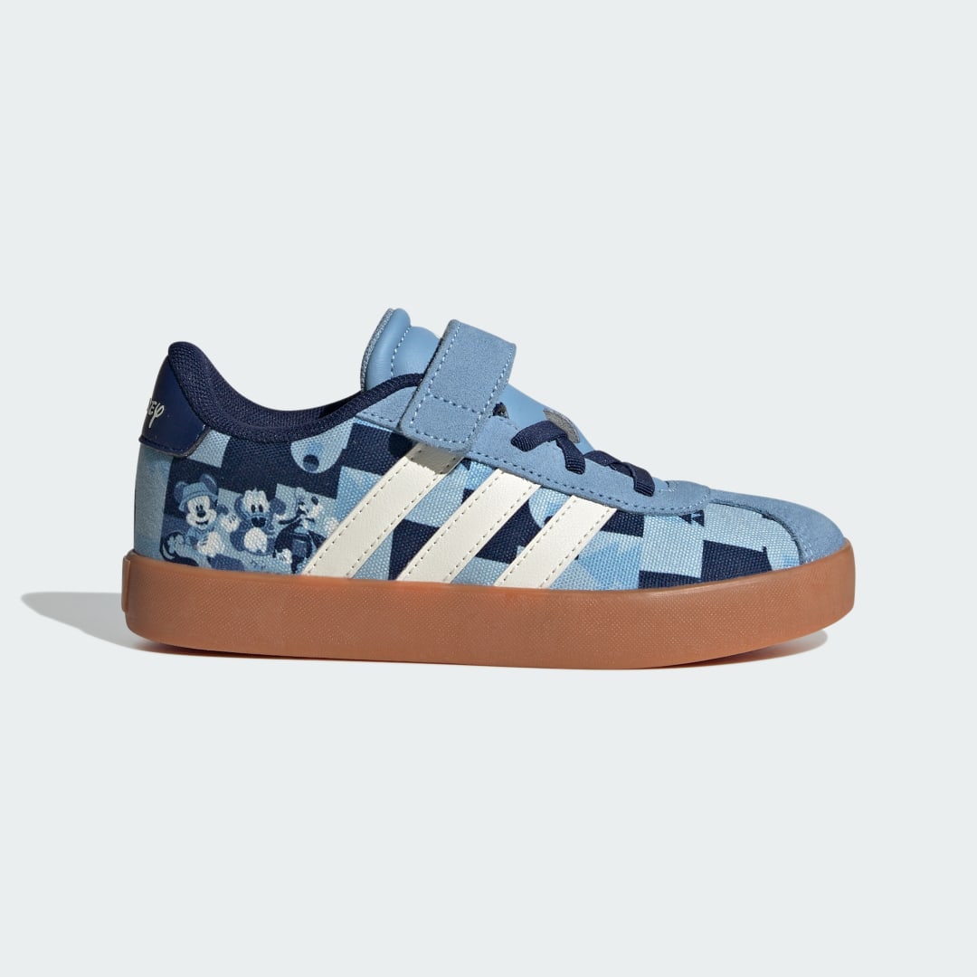adidas ADIDAS DISNEY MICKEY VL COURT SHOES CHILDREN Lifestyle,Skateboarding 12K Kids Ash Blue / Off White / Crew Blue