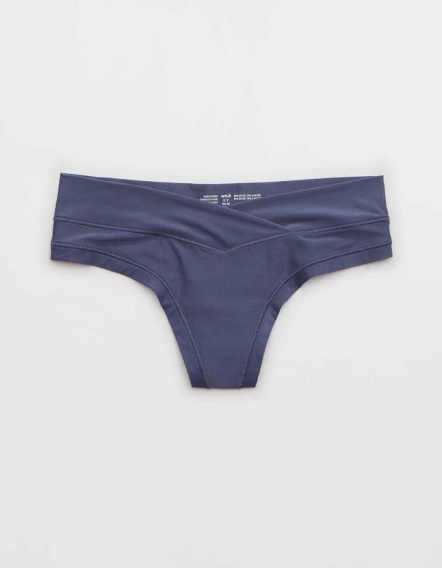 SMOOTHEZ Everyday Crossover Thong Underwear - Fresh Bright, XS 