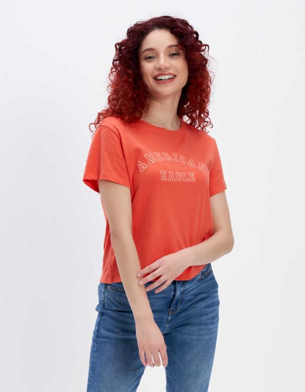 AE Graphic T-Shirt - Red, XS 