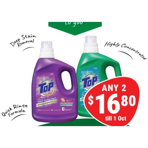 Top Liquid Detergent (2.3L–3.2L Assorted)