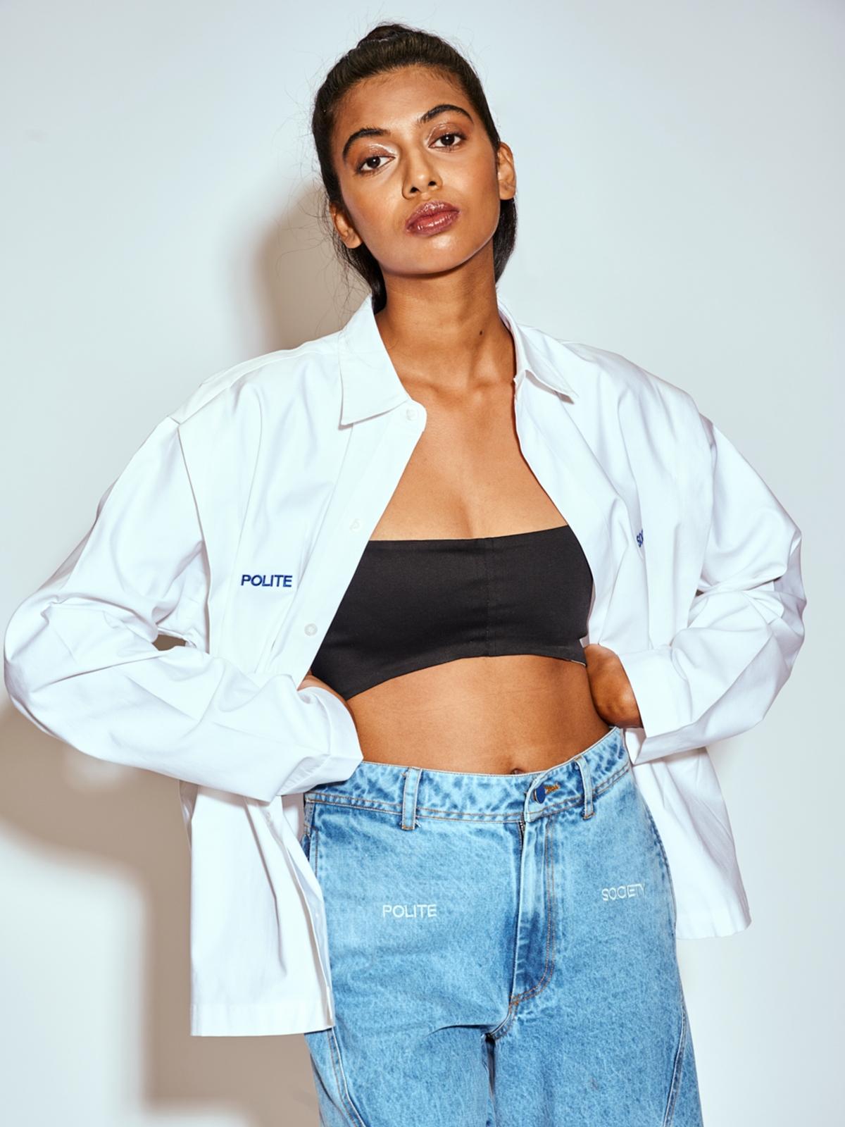 Long Sleeve Top - White