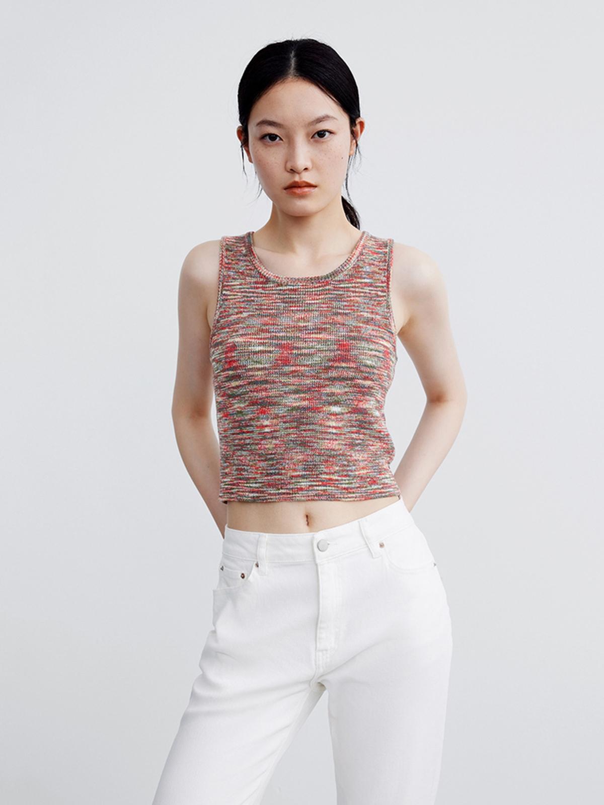 Round Neck Tank Top - Multi Color