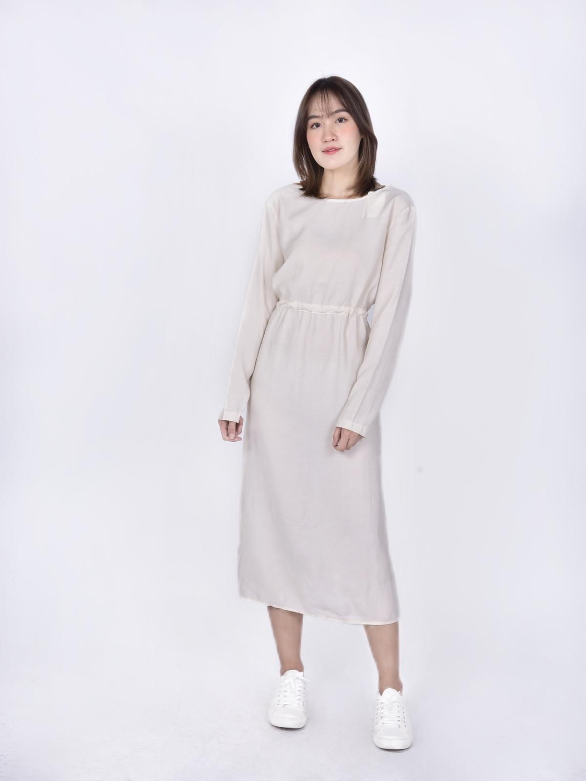 3.3 Field Trip X Slit Long Dress - Ivory
