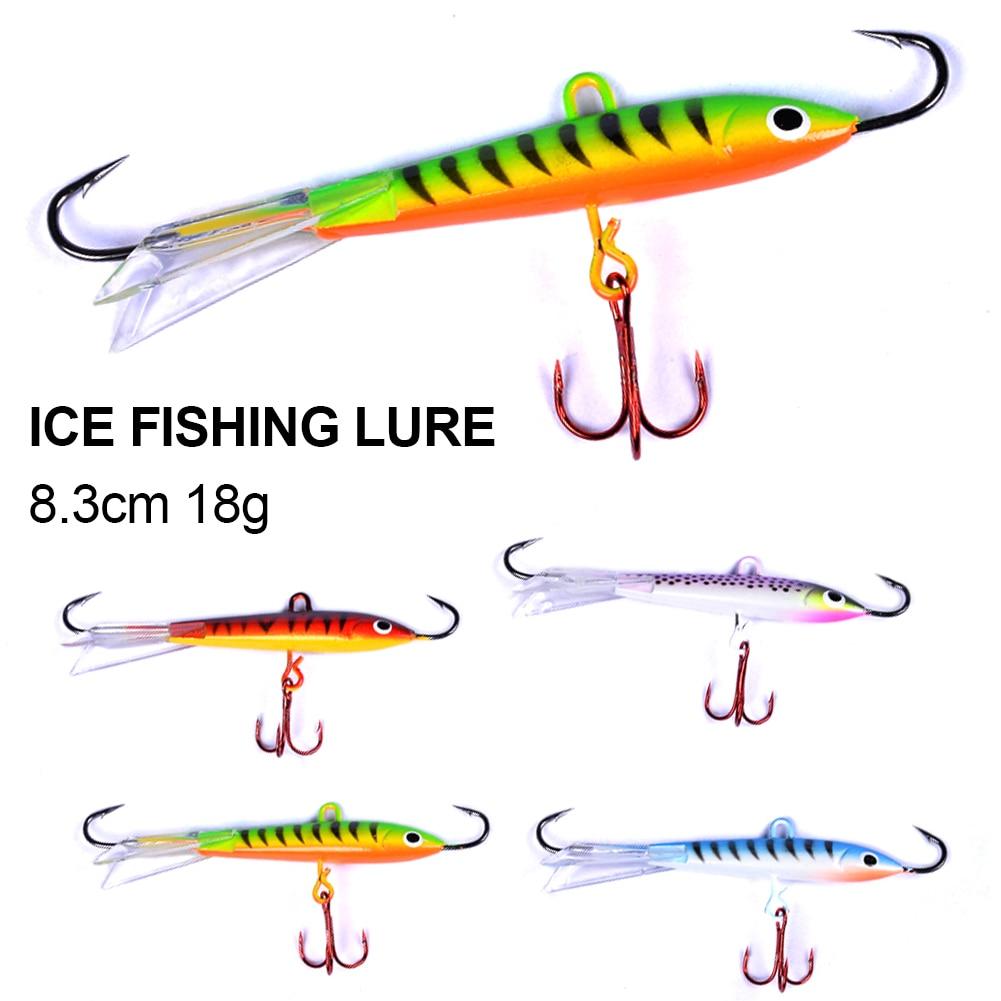 1Pc Colorful Balancers for Winter Fishing Lures Tackle 8.3cm 18g Jigging Rap With a Minnow Profile Hard Bait Pesca Tackle