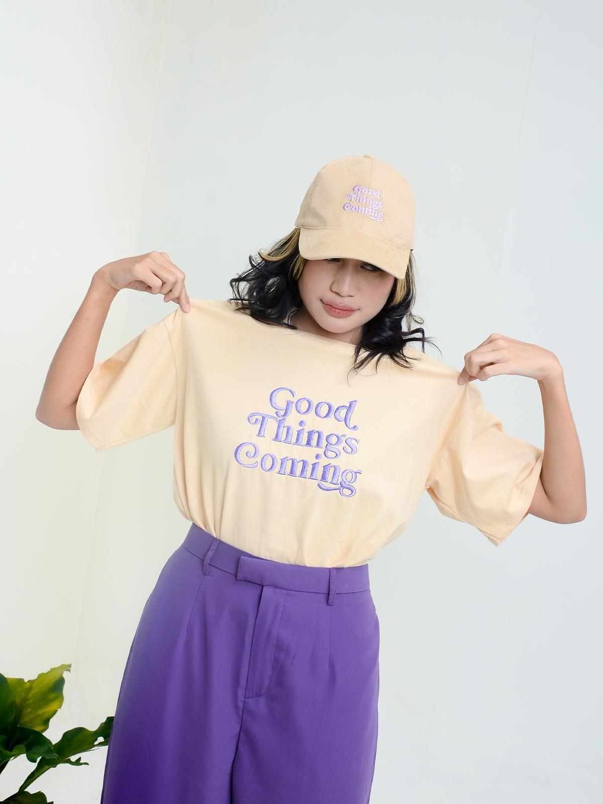 Good Things Coming Embroidery - Beige Good Things Coming Embroidery - Beige
