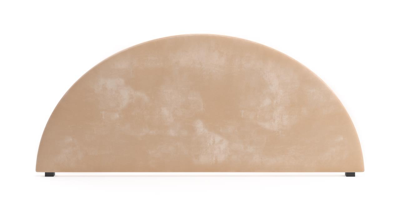 Arch Oversized King Size Bed Head Almond Spice
