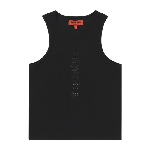 Vintage Rib Sleeveless - Black