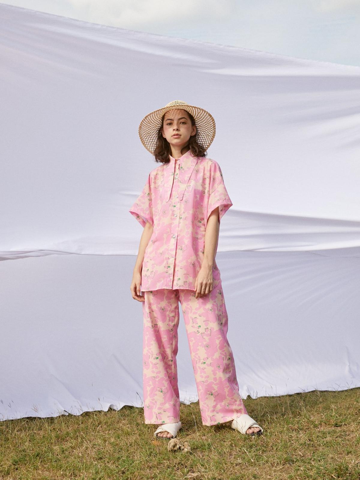 Summer High Waisted Pants - Print