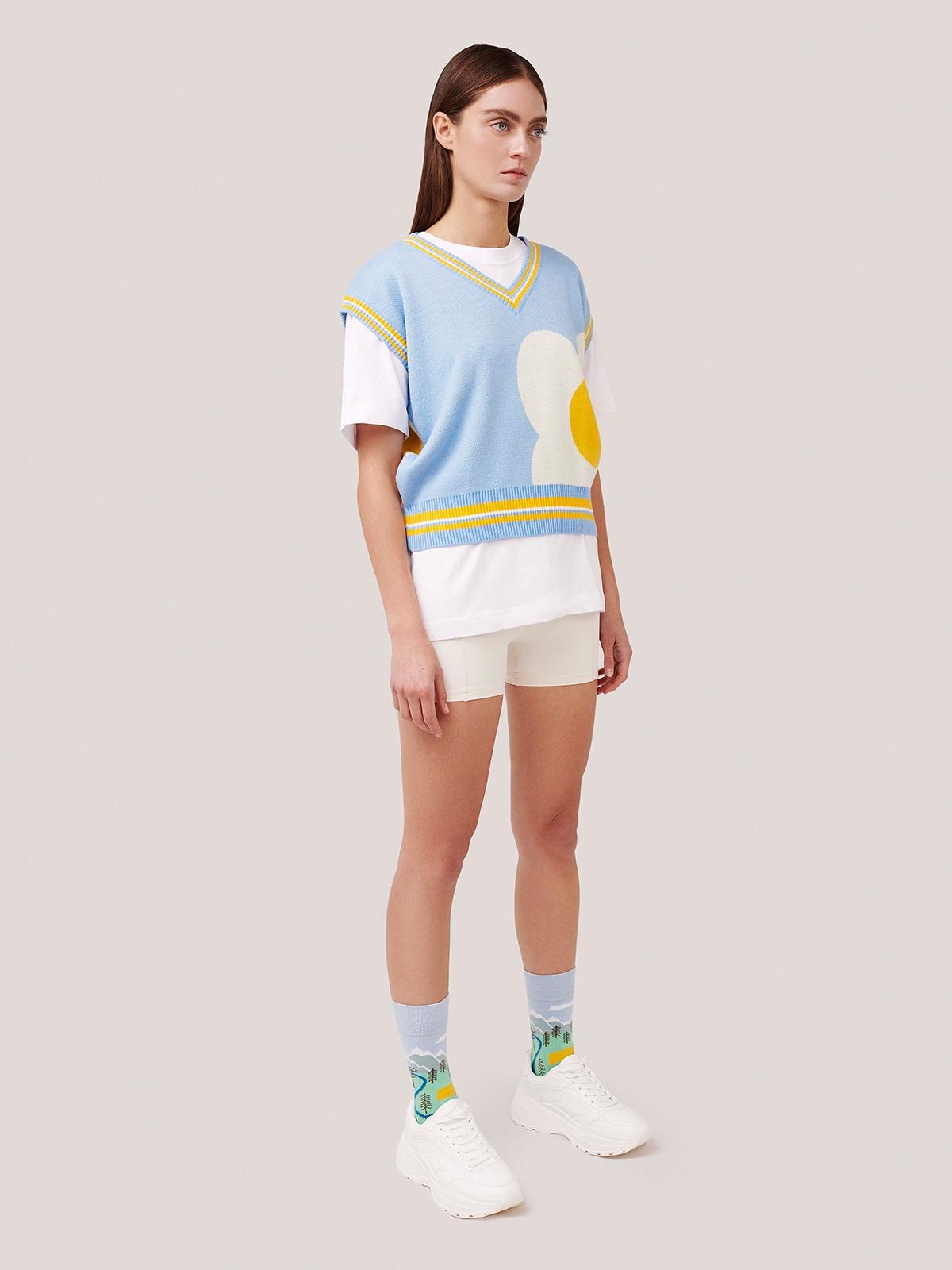 One Love Vest - Light blue