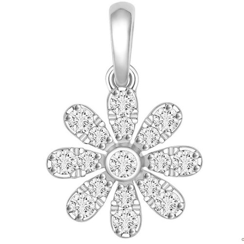 Goldheart  Star Promise Floral Diamond Pendant