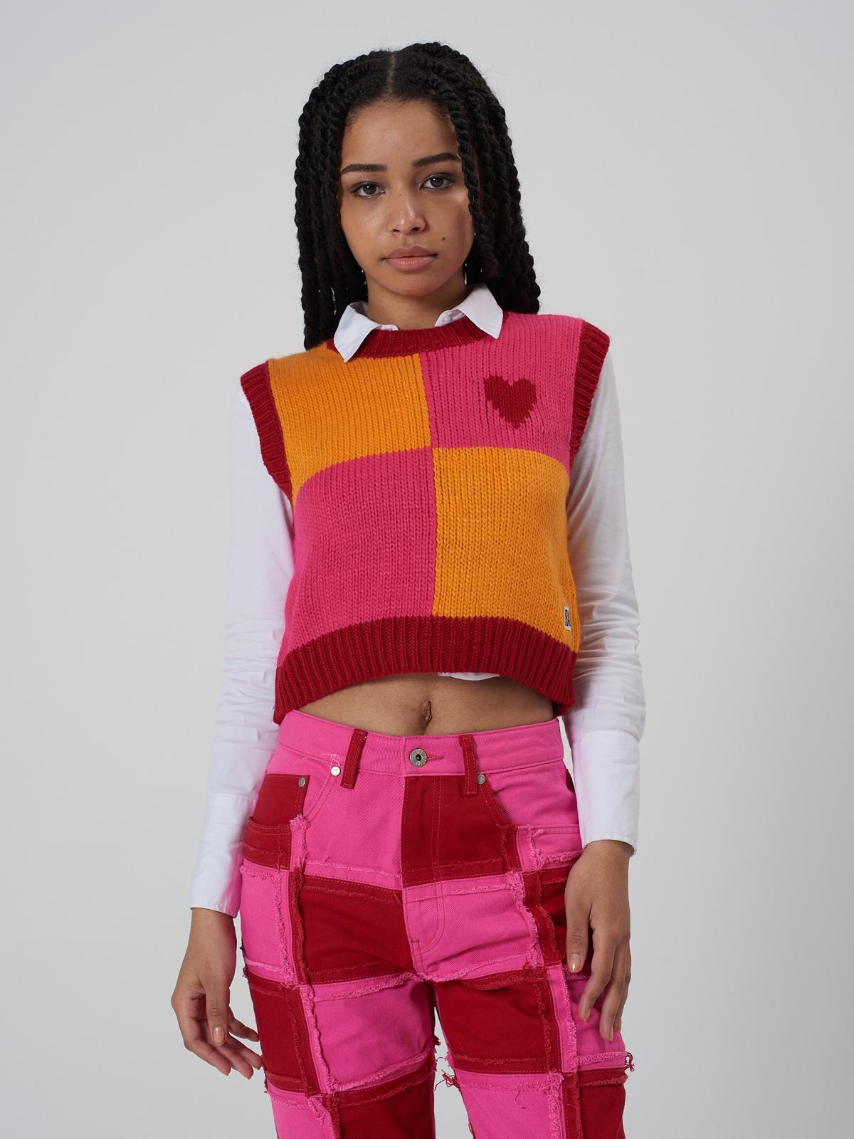 Settled Knitwear - Orange/Pink