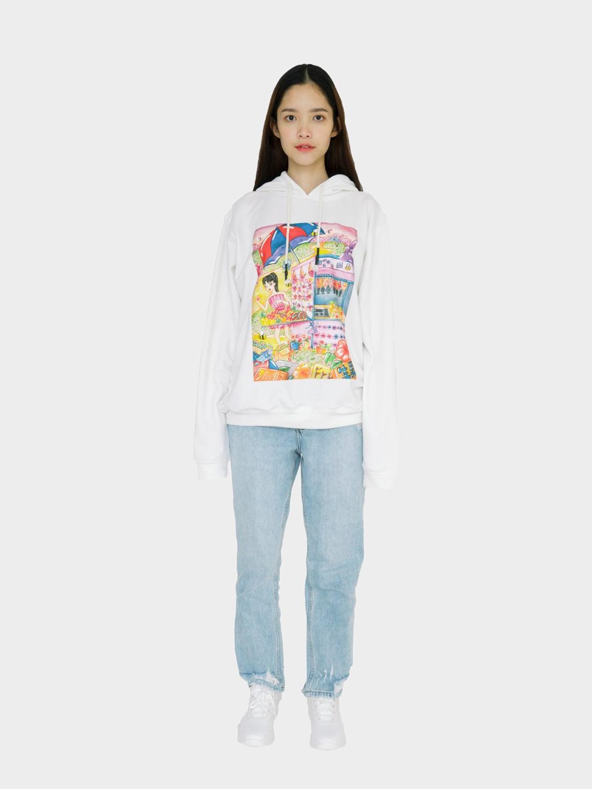 Wet Market Hoodie - White