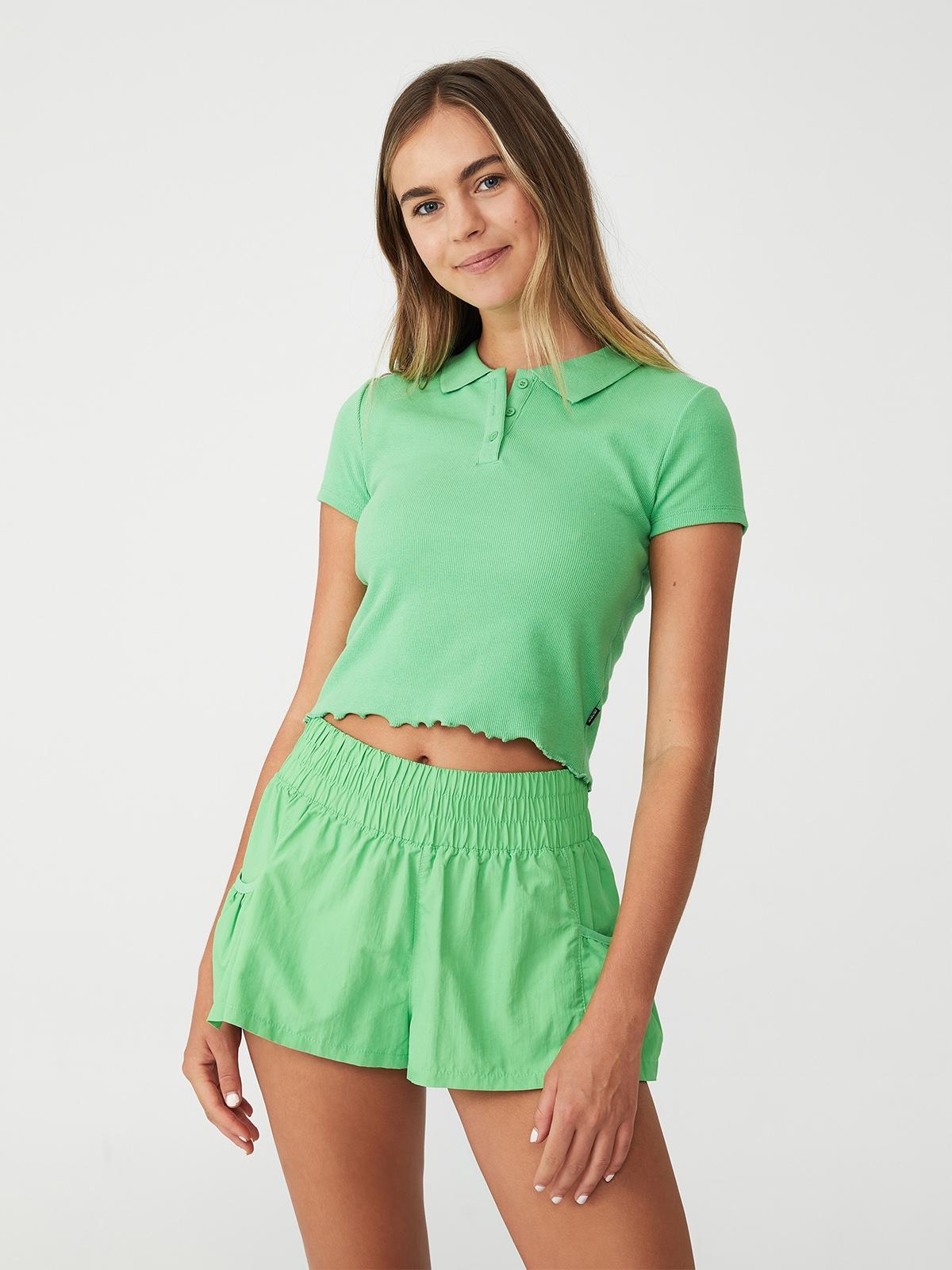 Tennis Polo Tee - Green