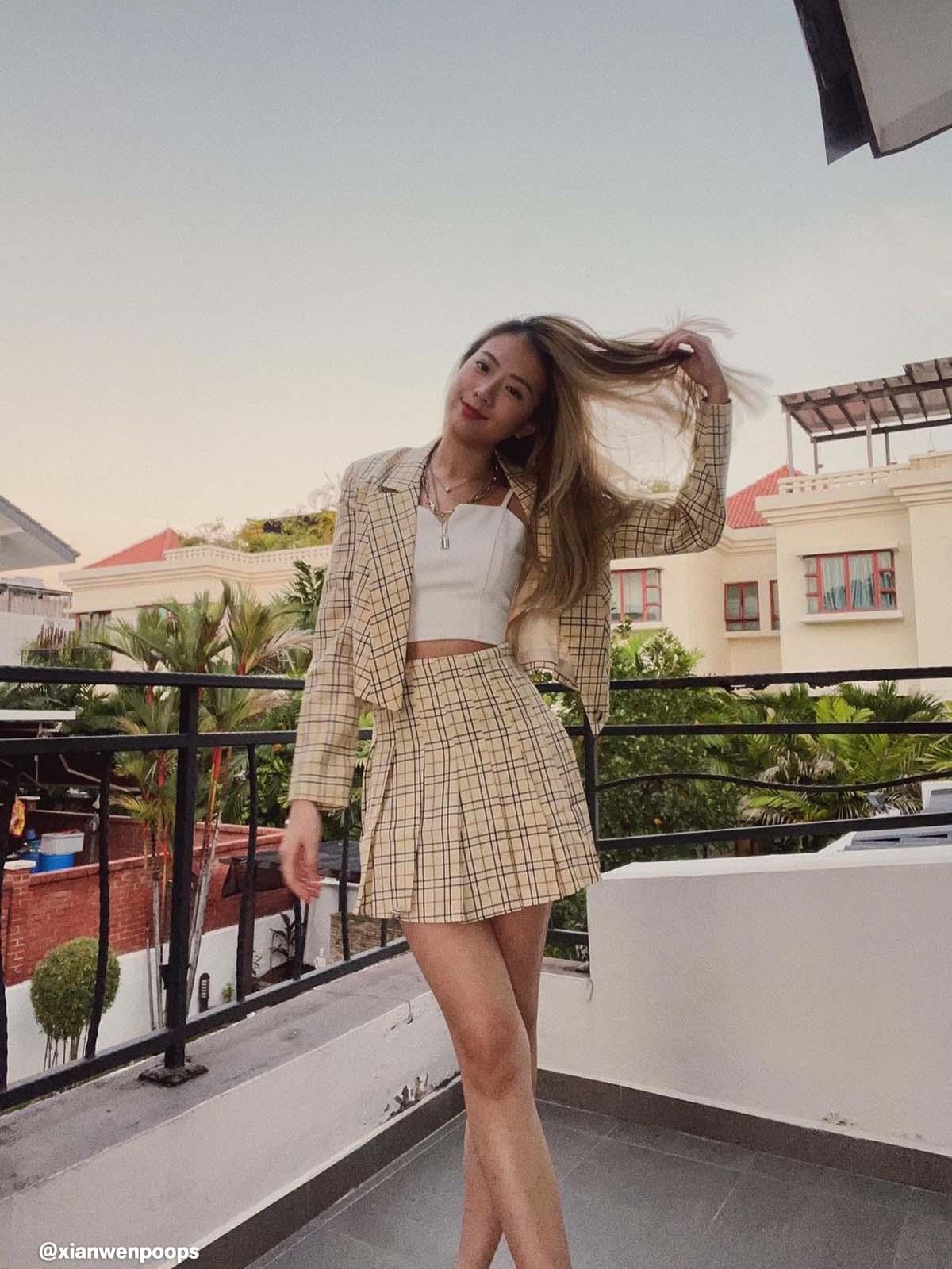 Pleated Mini Skirt - Cream Pleated Mini Skirt - Cream