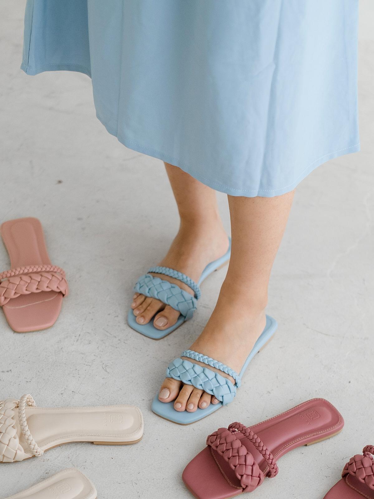 Lilou Sandals - Sky Blue