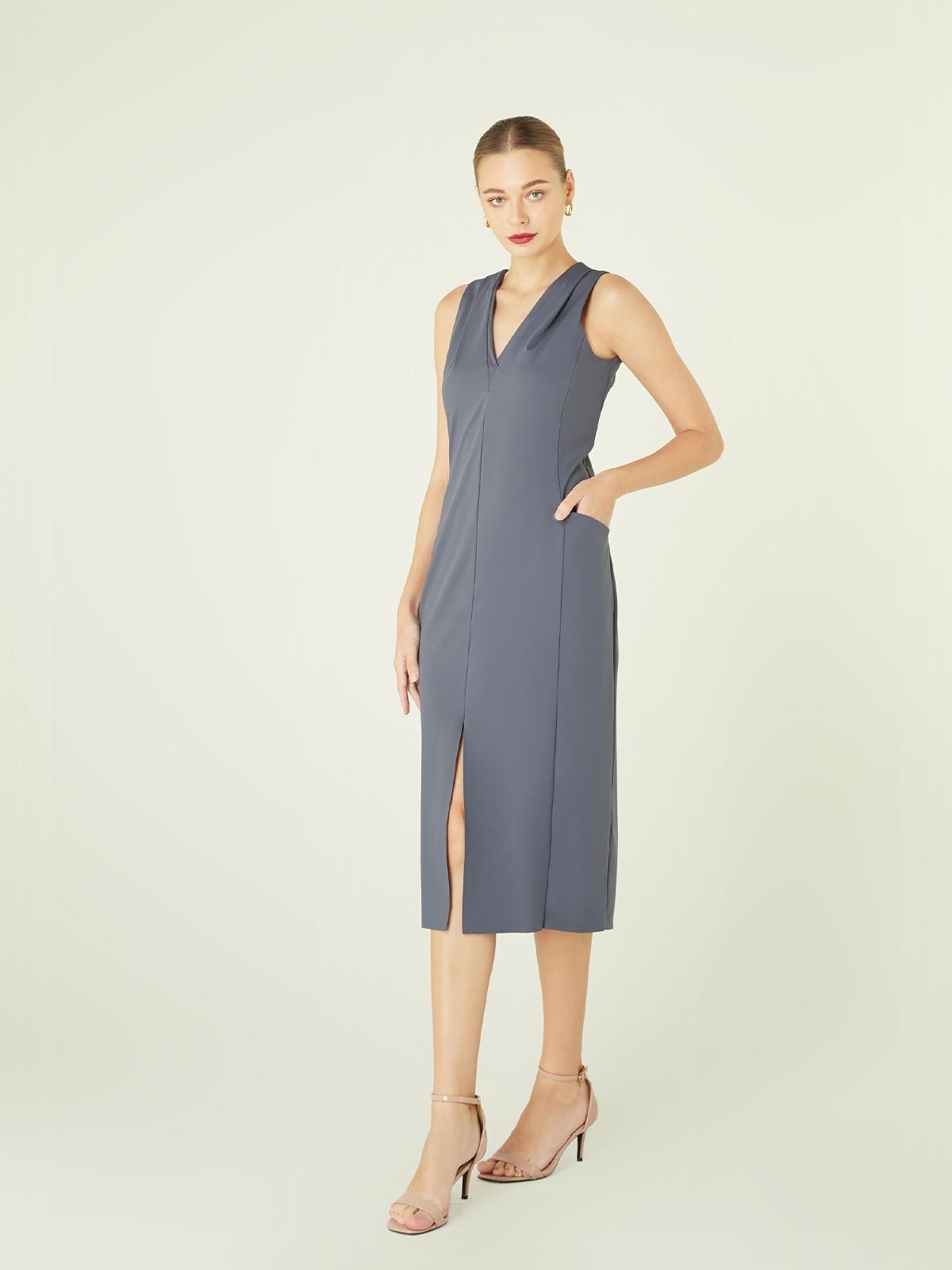 Lumi Dress - Blue Grey