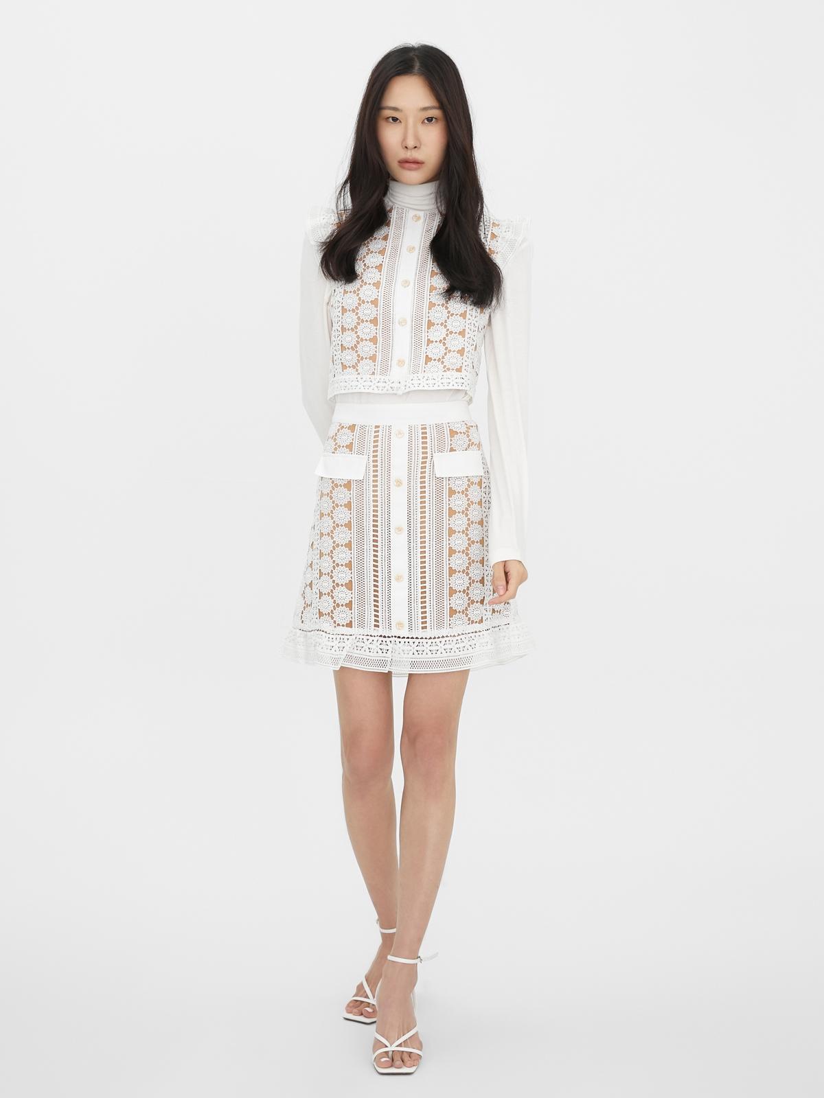 Janesuda x Pomelo Lace Mini Skirt - White Janesuda x Pomelo Lace Mini Skirt - White