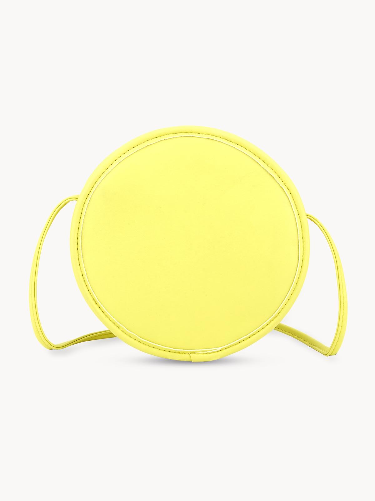 Round Crossbody Bag - Yellow