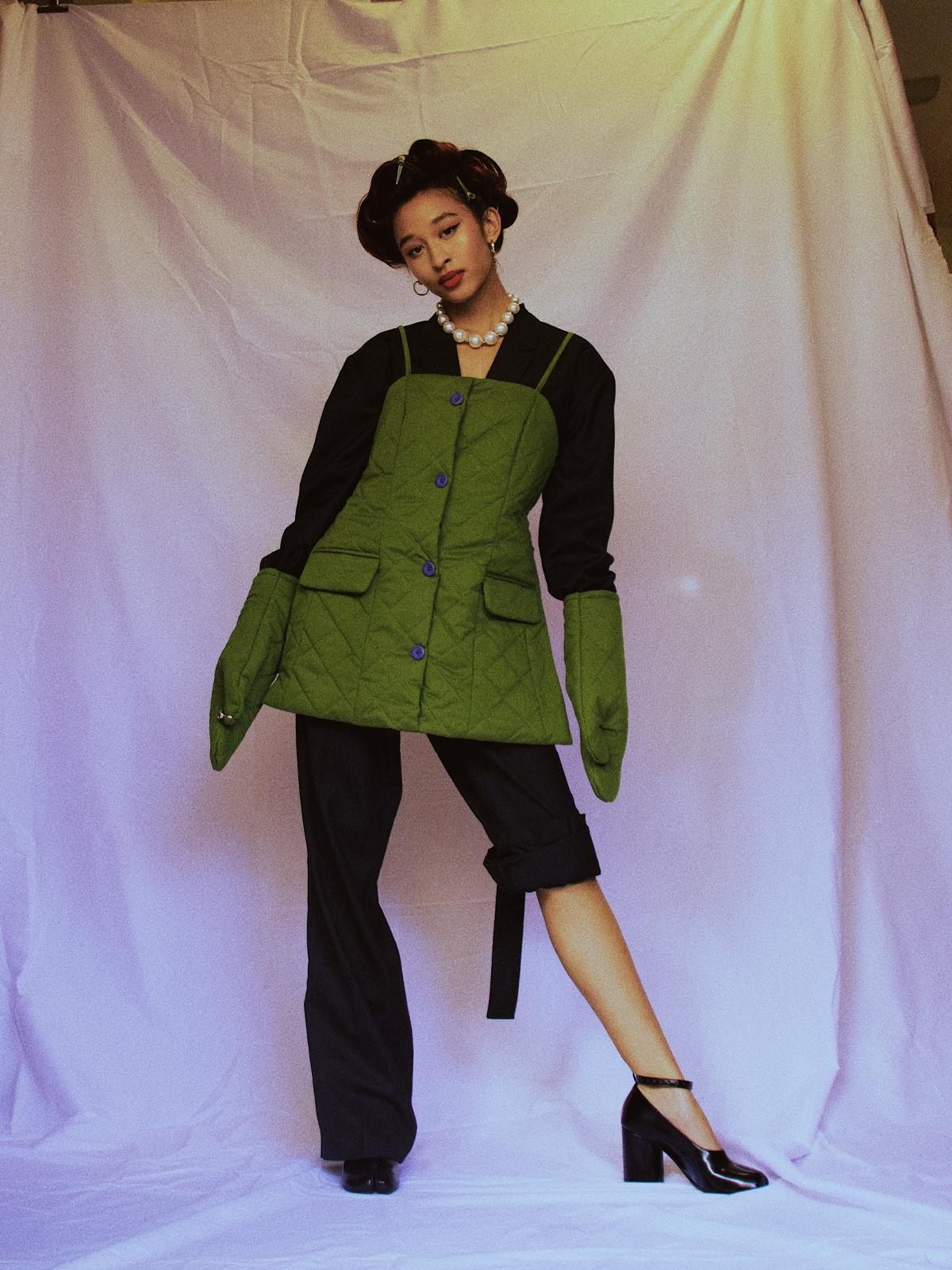 Down-to-Earth Apron Set - Navy Green